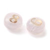 10Pcs Transparency Glass Beads GLAA-Q001-02A-3
