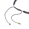 Adjustable Nylon Thread Braided Bead Bracelet BJEW-JB06441-02-5