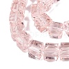 Transparent Glass Beads Strands LS-GLAA-R041-8x8mm-A04-3