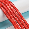 Synthetic Imperial Jasper Dyed Beads Strands G-D077-D01-02I-2