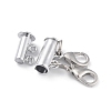 Alloy Magnetic Slide Lock Clasps X-PALLOY-YW0001-18P-2
