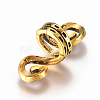 Adjustable Plated Alloy Hair Coil Cuffs OHAR-WH0016-24B-2
