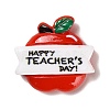 Teacher's Day Theme Opaque Resin Cabochons RESI-Z018-01A-1