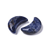 Moon Shape Natural Sodalite Healing Crystal Pocket Palm Stones G-T132-001B-2