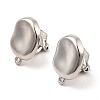 Alloy Clip-on Earring Findings FIND-L015-010P-1
