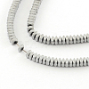 Faceted Square Electroplate Non-magnetic Synthetic Hematite Bead Strands G-S203-24H-1