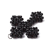 Seed Beads Beaded Charms PALLOY-MZ00358-02-4
