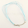 Multi-strand Necklace Cord for Jewelry Making X-NJEW-R218-09-2
