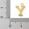 Ion Plating(IP) 304 Stainless Steel Micro Pave Cubic Zirconia Pendants STAS-Z107-03G-24-3