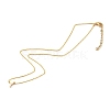 Brass Initial Pendant Necklaces NJEW-JN03330-03-2
