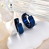 Sand Flash 304 Stainless Steel Hoop Earrings for Women EJEW-M001-23A-4