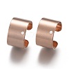304 Stainless Steel Ear Cuff Findings STAS-P249-18RG-1