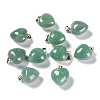 Natural Green Aventurine Pendants X-G-I311-A06-1