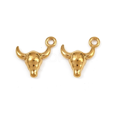 304 Stainless Steel Charms STAS-F317-11G-1