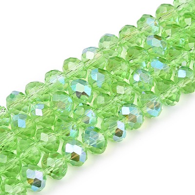Electroplate Glass Beads Strands LS-EGLA-A044-T8mm-L09-1