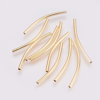 Brass Tube Beads X-KK-Q735-395G-1