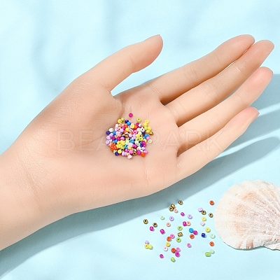 226.8g 12 Color 12/0 Baking Paint Glass Seed Beads SEED-YW0001-78-1