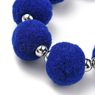 Phone Lanyard Universal Plush Ball Wrist Lanyard HJEW-Q011-01E-P-1