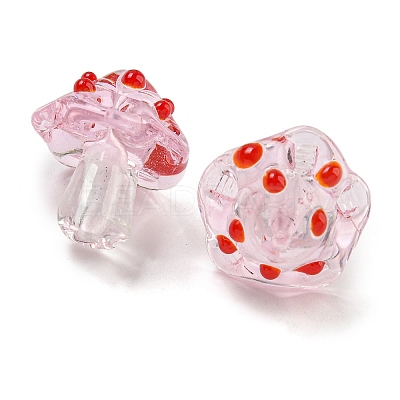 Handmade Bumpy Lampwork Beads LAMP-S067-01F-1