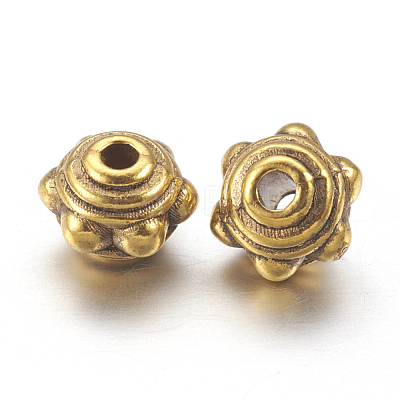 Tibetan Style Alloy Spacer Beads X-GLF1017Y-1