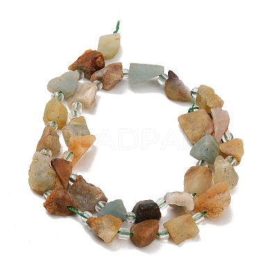 Natural Flower Amazonite Beads Strands GG-CBA0B77-A24-02-1