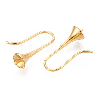 Ion Plating(IP) 304 Stainless Steel Earring Hooks STAS-N108-30G-1