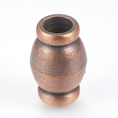Brass Magnetic Clasps with Loops KK-E737-32R-1
