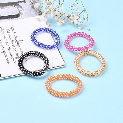 Telephone Cord Elastic Hair Ties OHAR-R113-06-1