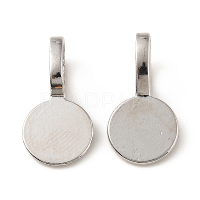 Alloy Glue-on Flat Pad Bails PALLOY-K005-03P-1