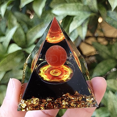 Orgonite Pyramid Resin Energy Generators PW-WGF3C3E-01-1