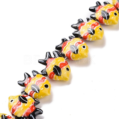 Handmade Porcelain Beads X1-PORC-G002-54A-1