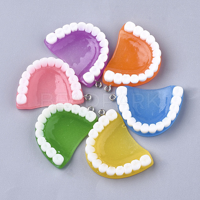Resin Pendants RESI-T028-14-1