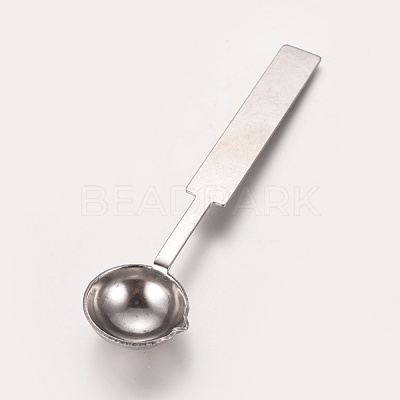 Alloy Wax Sticks Melting Spoon TOOL-WH0079-32A-1