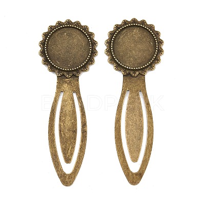 20mm Tray Bookmark Cabochon Settings PALLOY-S033-40AB-NR-1