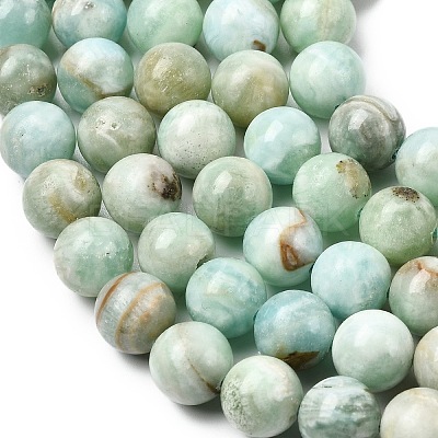 Natural Hemimorphite Beads Strands G-D352-A01-10mm-1