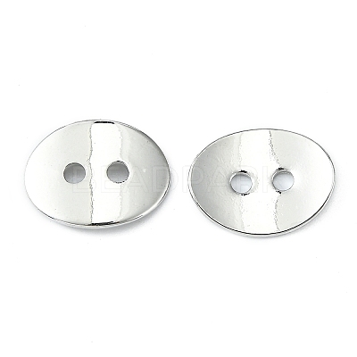 Brass Button Clasps KK-G080-N-1