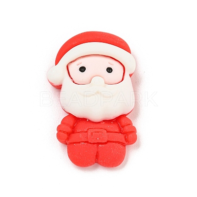 Christmas Theme Opaque Resin Decoden Cabochons CRES-B022-06M-1