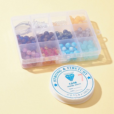 DIY Planet Earring Bracelet Making Kit DIY-FS0004-33-1