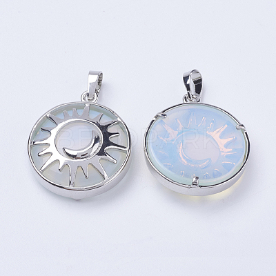 Opalite Pendants G-K234-B17-1