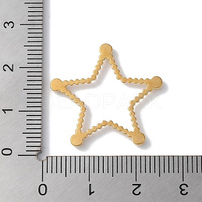 Golden 304 Stainless Steel Rhinestonet Pendants STAS-Q312-02D-G-1