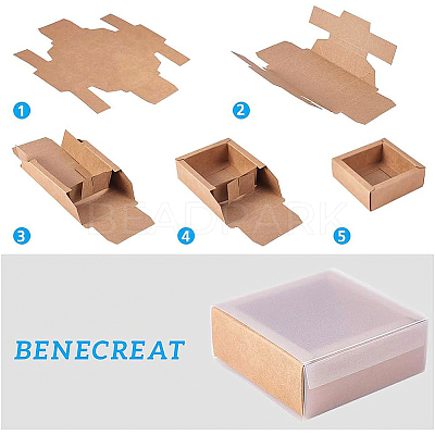 Kraft Paper Jewelry Boxes LS-CON-WH0068-65A-1