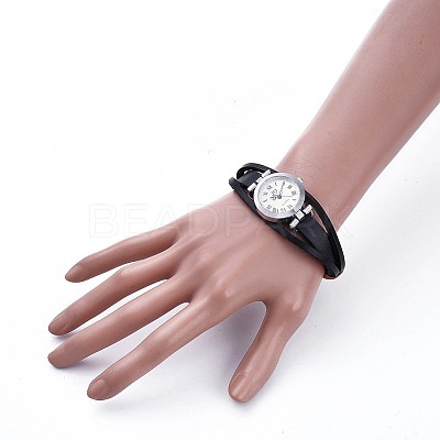 Men's Alloy Watch Head Bracelet Watches BJEW-JB04429-1