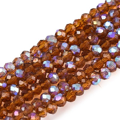 Electroplate Glass Beads Strands EGLA-A044-T1mm-L02-1