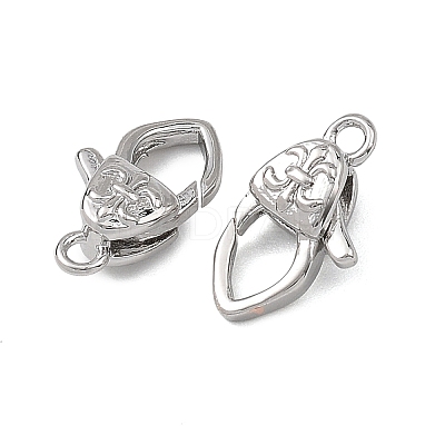 SHEGRACE Brass Lobster Claw Clasps XGRQ58035-765P-1