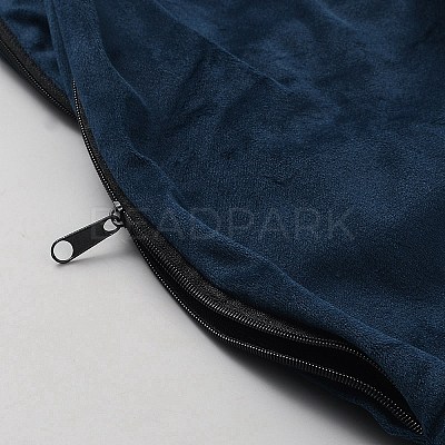 Velvet with Polyester Travel Pillowcase AJEW-WH20006-66B-1