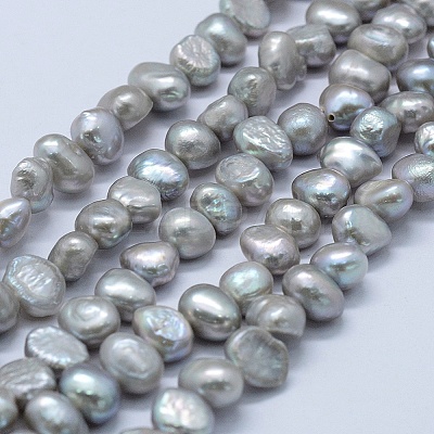 Natural Cultured Freshwater Pearl Beads Strands PEAR-K004-13E-1