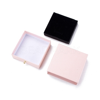 Square Paper Drawer Jewelry Set Box CON-C011-03A-05-1