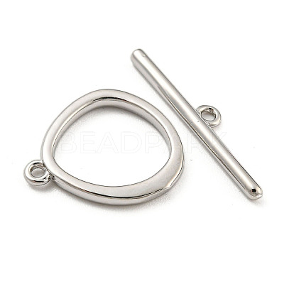 Brass Toggle Clasps KK-A223-04P-1