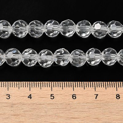 Transparent Glass Beads EGLA-A035-T8mm-D19-1