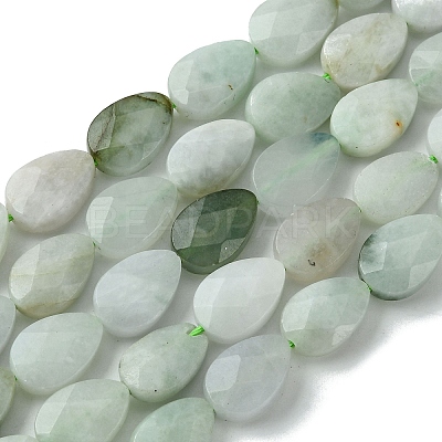 Natural Myanmar Jadeite Beads Strands G-A092-B01-01-1